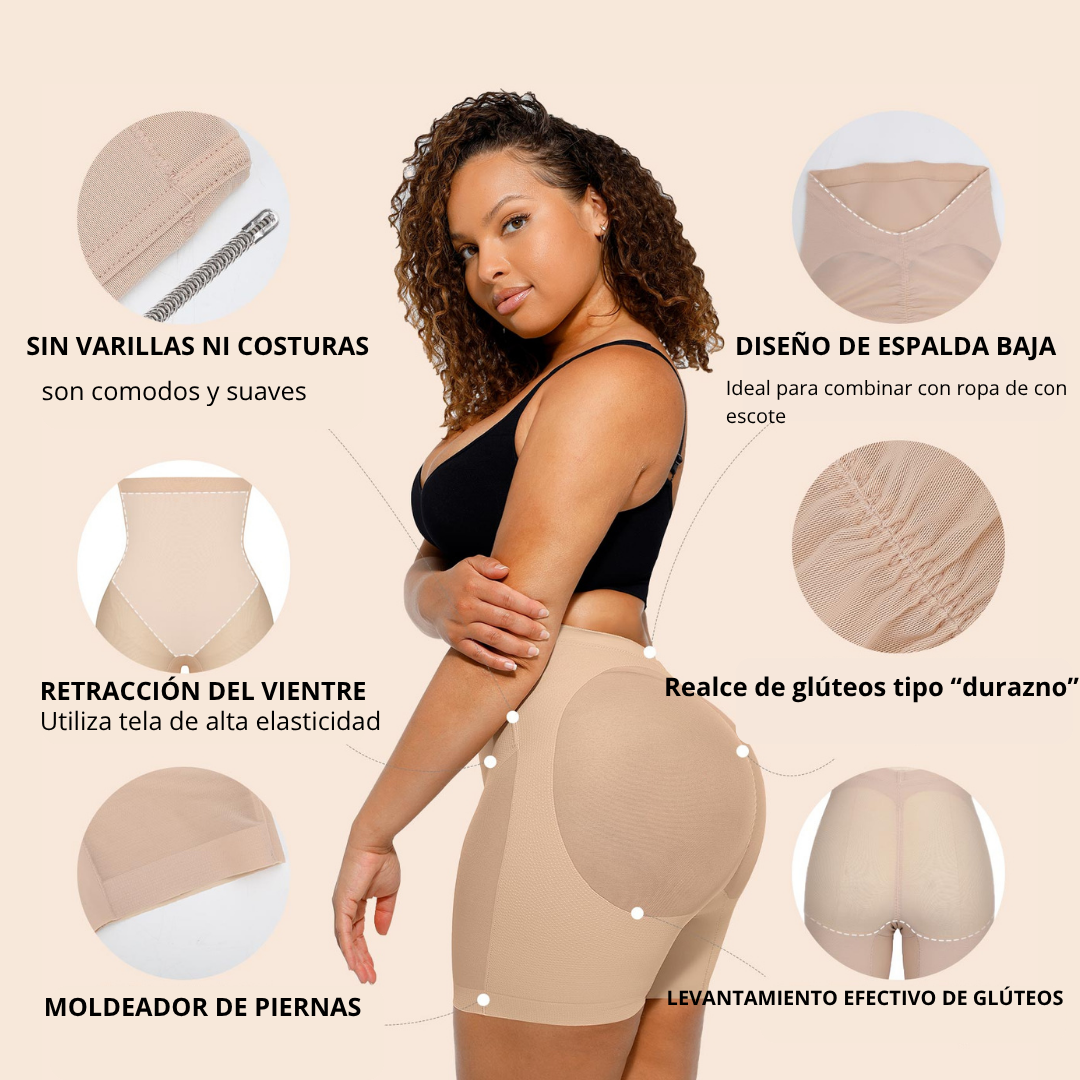 Short Moldeador Sin Costuras de Cintura Alta