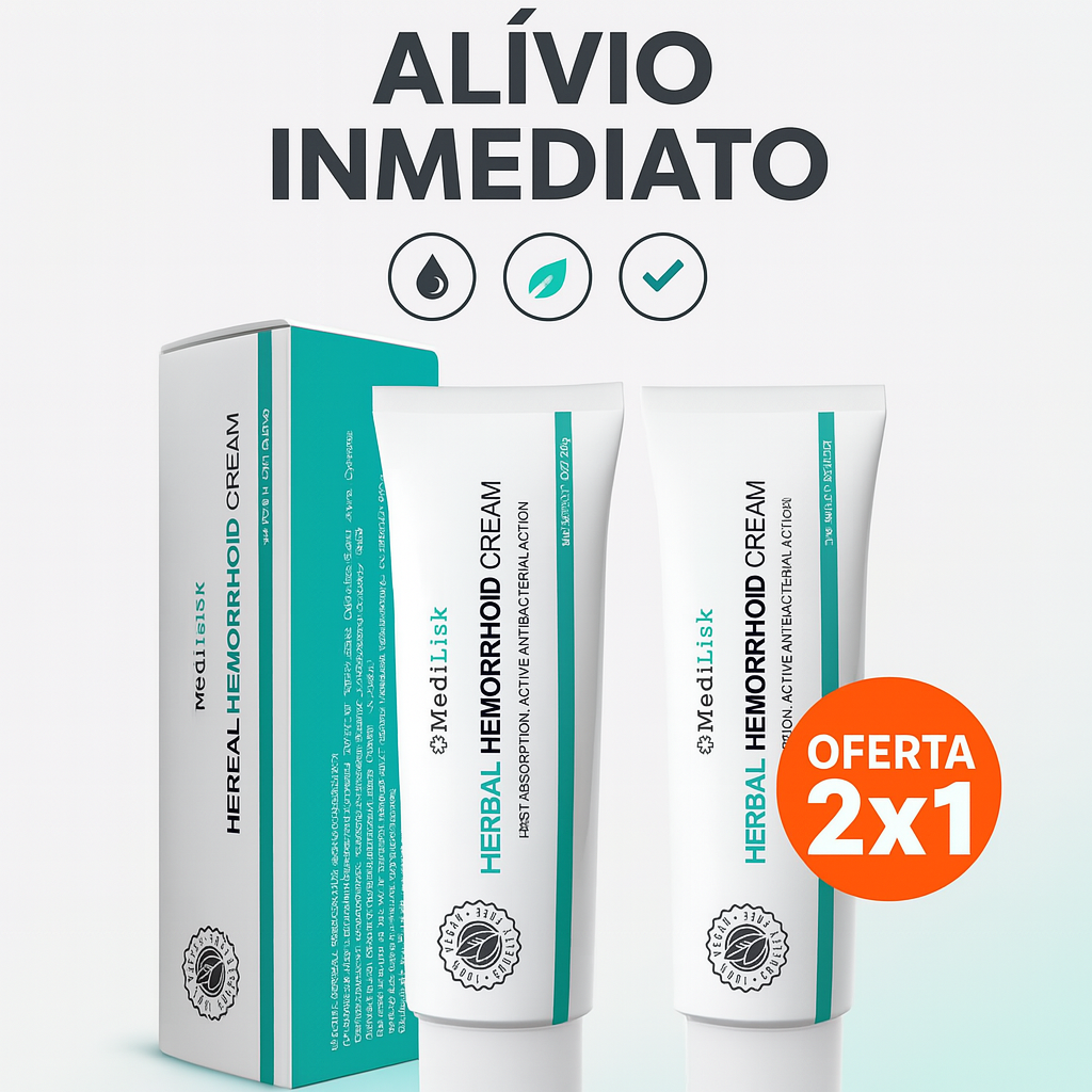 2x1 - Crema Herbal para Hemorroides