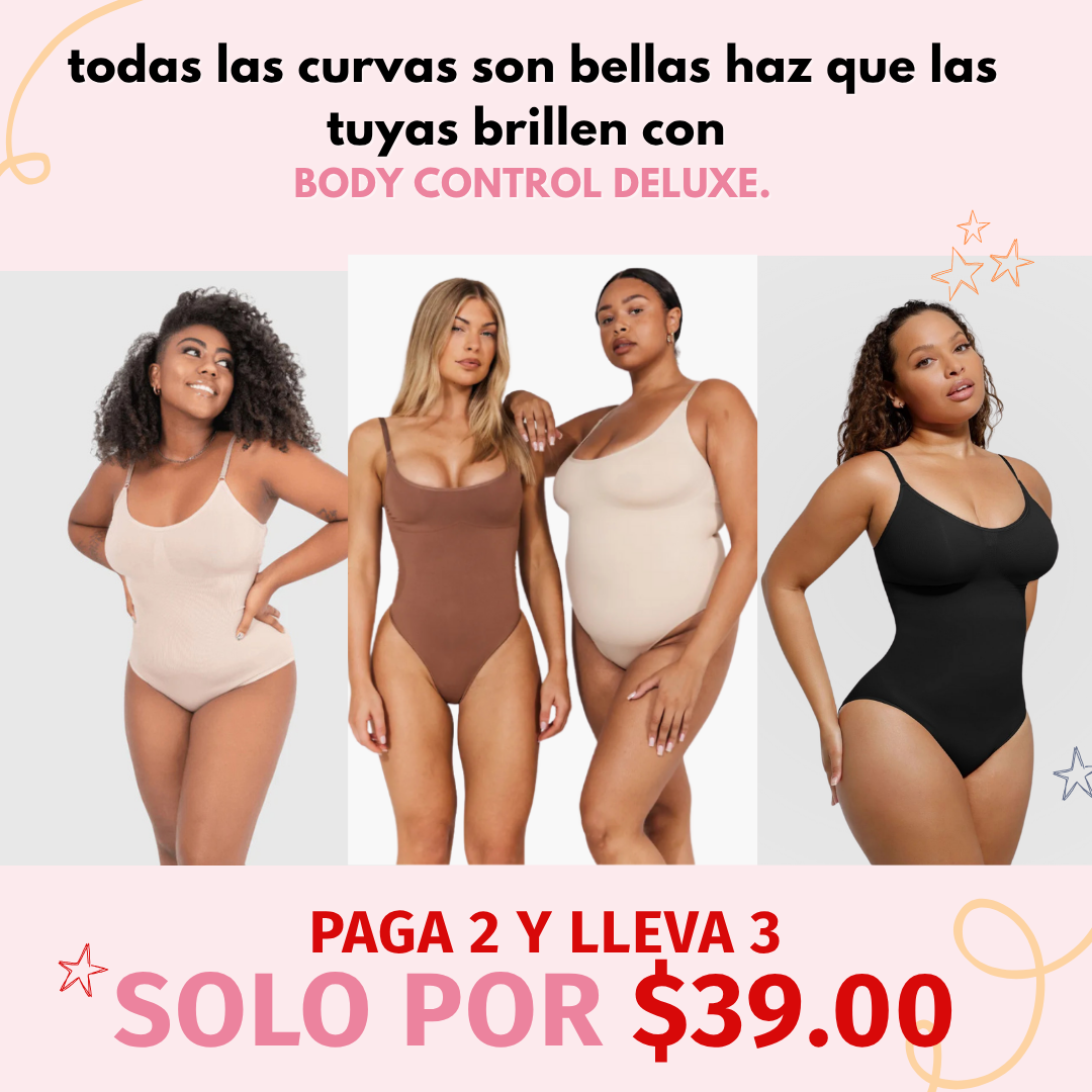 Body Control Deluxe™ – Body Moldeador de Alta Comodidad Redefine tu figura sin dejar de sentirte cómoda