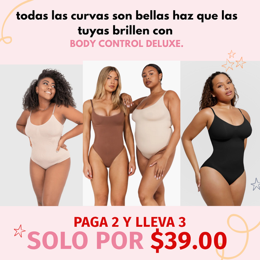 Body Control Deluxe™ – Body Moldeador de Alta Comodidad Redefine tu figura sin dejar de sentirte cómoda