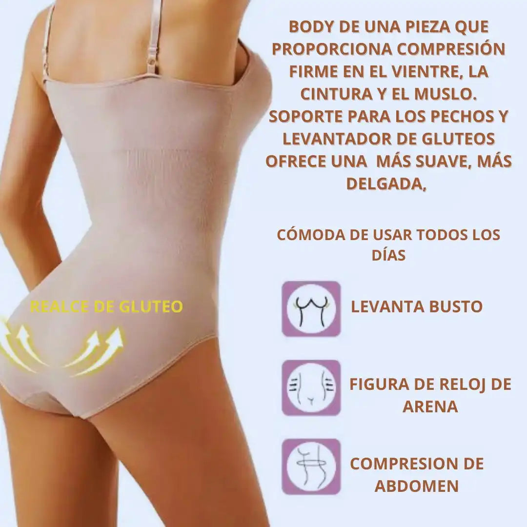 Body Control Deluxe™ – Body Moldeador de Alta Comodidad Redefine tu figura sin dejar de sentirte cómoda