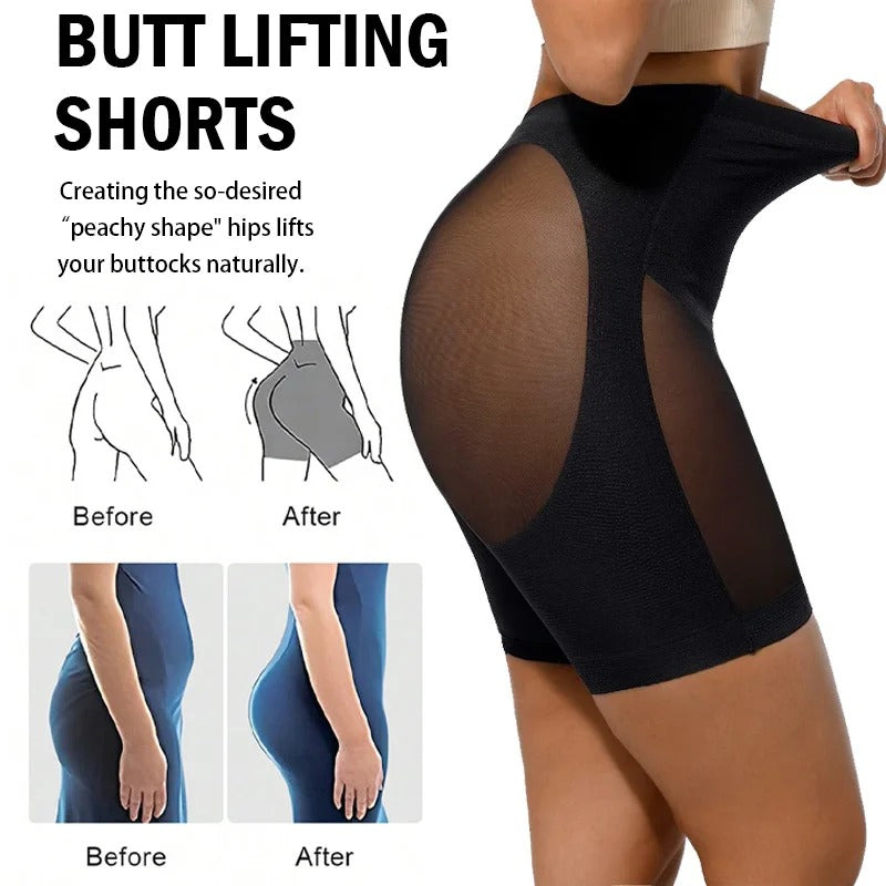Short Moldeador Sin Costuras de Cintura Alta